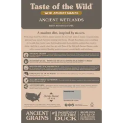 غذای خشک سگ تیست اف د وایلد مدل Ancient Wetlands با طعم مرغ
