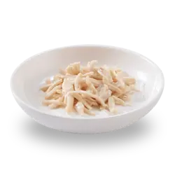 کنسرو گربه شسیر با طعم فیله مرغ در ژله وزن ۸۵ گرم