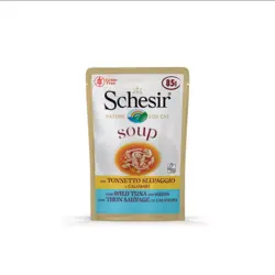 پوچ گربه شسیر تن و ماهی مرکب 85 گرم