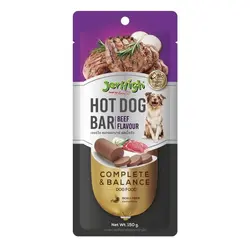 تشویقی سگ جرهای مدل Hot Dog Bar با طعم بیف وزن 150 گرم