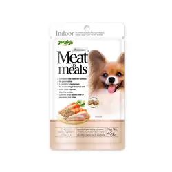 پوچ سگ جرهای مدل Meat as meals با طعم مرغ و هویج وزن 45 گرم