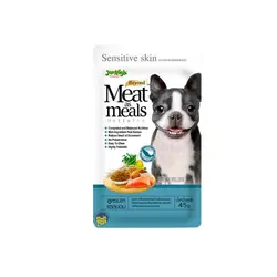 پوچ سگ جرهای مدل Meat as meals با طعم سالمون وزن 45 گرم