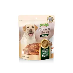 تشویقی طبیعی سگ جرهای مدل Chicken Breast Jerky وزن 250 گرم