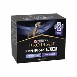 پودر پروبیوتیک و پریبیوتیک سگ پروپلن مدل FortiFlora Plus وزن 2 گرم