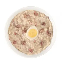 کنسرو گربه شسیر با طعم مرغ و تخم بلدرچین وزن 80 گرم