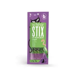 بستنی گربه شسیر مدل Stix با طعم اردک بسته 6 عددی
