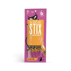 بستنی گربه شسیر مدل Stix با طعم مرغ بسته 6 عددی