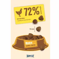 غذای خشک گربه هپی کت مدل مینکاس هربال