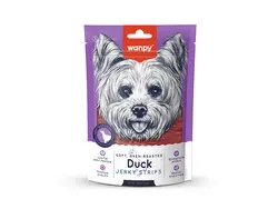 تشویقی سگ ومپی با طعم اردک مدل نوار های ترد 100 گرم