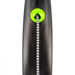 بند قلاده 3 متری فلکسی مدل BLACK DESIGN سایز XS