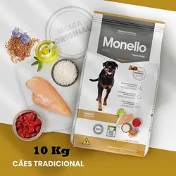 غذا خشک سگ بالغ مونلو با طعم مرغ و برنج 15 کیلوگرم