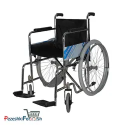 ویلچر کرمایز دوشاخه فلزی بادی نوین کمک پامدلCCHI 222 1 - پزشکی فروش