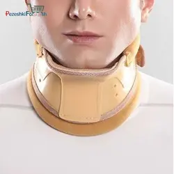 گردن بند طبی سخت چانه دار سایزM کد 039 برند پاک سمن(اضافی)