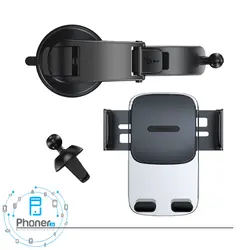پایه نگهدارنده مدل SUYK000001 Easy Control Pro Clamp Car Mount Holder برند Baseus | فونر
