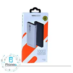 پاوربانک QC 3.0 مدل PB12B Deduction series با ظرفیت ۱۰۰۰۰ میلی آمپر ساعت برند TOTU Design
