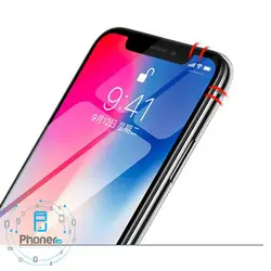 محافظ صفحه نمایش مدل 10D Full Cover مناسب iPhone Xs MAX برند RG