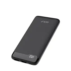 پاور بانک گلف مدل LCD21 ظرفیت 10000 میلی آمپر (اورجینال)