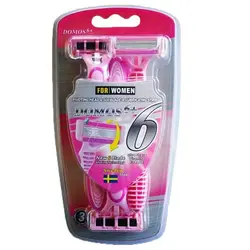 ژلت 6 لبه برند دموس زنانه 2 عددی