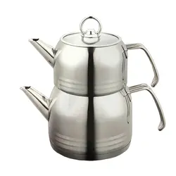 کتری و قوری تمام استیل کرکماز مدل A1619