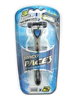 تیغ ریش تراش مردانه 3 لبه دورکو مدل Pace 3 -با 1 تیغ یدک