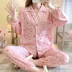 ست بلوز شلوار بهاره نخی زنانه