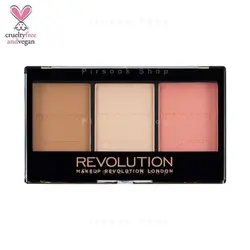 پالت سه کاره رژگونه، هایلایتر و برنزر رولوشون مدل Ultra Fair C01 - فروشگاه اینترنتی پیرسوک