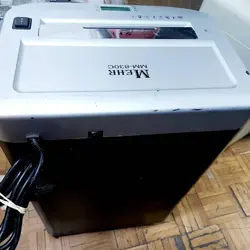 کاغذ خردکن مهر MM-830 پودری کارکرده