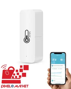 سنسور دما و رطوبت هوشمند TUYA - فروشگاه اینترنتی پیکسل مارکت