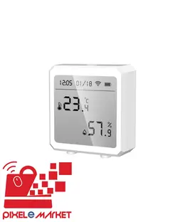 سنسور دما و رطوبت هوشمند با مانیتور TUYA - فروشگاه اینترنتی پیکسل مارکت