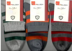 پک سه عددی جوراب نیم ساق مردانه