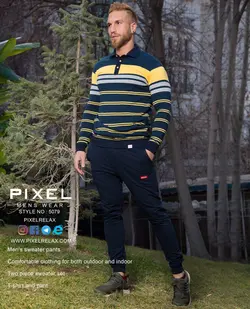 ست بلوز و شلوار اسپرت مردانه کد 5079