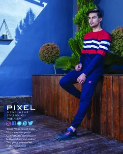 ست تیشرت و شلوار اسپرت مردانه کد 4021