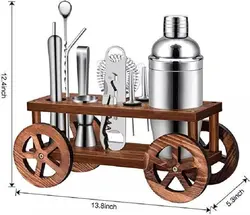ست بار سرد 12 تکه استند چرخی