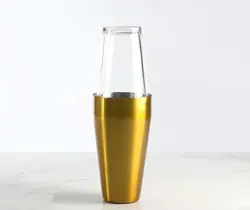 شیکر بوستون طلایی شیشه ای