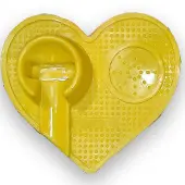 تمپر مت طرح قلب (سه رنگ)