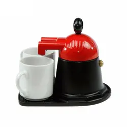 قهوه جوش روگازی دوکاپ فنجان خور