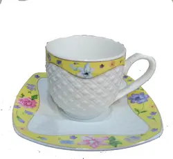 ست قهوه خوری ۶ عددی طرحدار برجسته