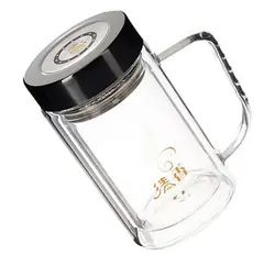 لیوان دمنوش دوجداره پیرکس