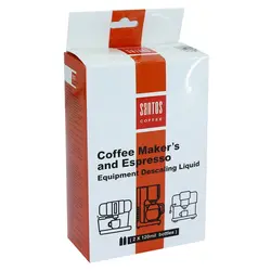 محلول نظافت اسپرسو ساز خانگی سانتوس دو عددی
