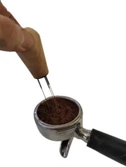 نیدل قهوه دسته چوبی