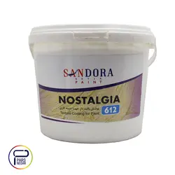 خمیر نوستالژی سفید ساندورا پوشش بافت دار جهت پتینه کاری ۵ کیلویی