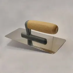 ماله استیل پتینه دسته چوبی GSB کد ۲۰۸۱ سایز ۲۴×۱۰ سانت