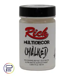 رنگ مولتی دکورمات چاکد سفید چرک کد ۴۵۰۴ حجم ۱۰۰ میلی لیتر