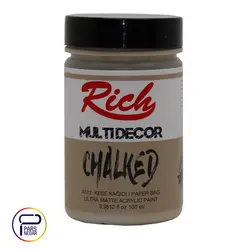 رنگ مولتی دکورمات چاکد خاکی کد ۴۵۱۲ حجم ۱۰۰ میلی لیتر