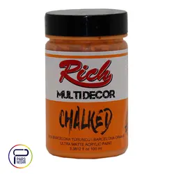 رنگ مولتی دکور مات چاکد نارنجی بارسلونی کد ۴۵۱۸ حجم ۱۰۰ میلی لیتر