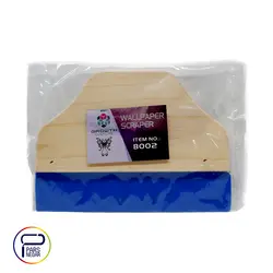 لیسه پتینه دسته چوبی تیغه پلاستیکی ۱۵ سانت کد B002