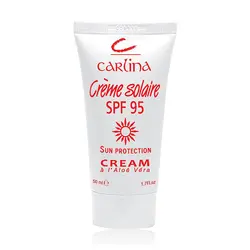 کرم ضد آفتاب آلوئه ورا spf 95 کارلینا