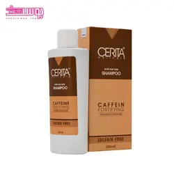 شامپو کافئین بدون سولفات سریتا مناسب موهای خشک و معمولی حجم 200ml