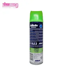 ژل اصلاح ژیلت مدل Sensitive حجم 200ml