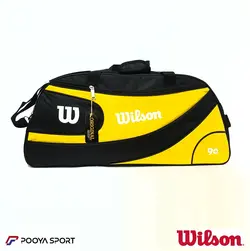 ساک ورزشی برزنتی ویلسون Wilson سایز بزرگ زرد